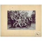 Photo by A. Karoli - a set of 22 photographs with gymnastic exercises of "falcons". 1 half....