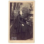 A. and F. Zeuschner - January Uprising - Wanda Skórzewska in costume from the "national mourning" period....