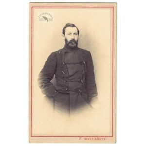 Lvov, F. Wyspianski - mladík v šamotové bundě na fotografii z doby po roce 1865.