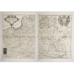 A two-part map of Poland by V. Coronelli, 1692
