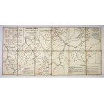 [BESKIDS]. Touren-Karte für die Beskiden von der Babiagóra bis zum Smrk von Schorr,...