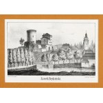  Będzin Castle. Lithograph from 1850