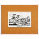  Będzin Castle. Lithograph from 1850