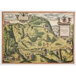[CALVARY Zebrzydowska]. Mons Calvariae. Copperplate colored engraving from 1618
