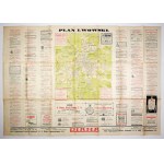 [LVIV]. Lviv plan. Color plan from before the First War