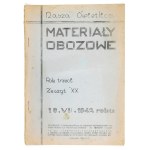 Camp MATERIALS. Budapest. R. 3, rev. 20: 10 VII 1942.