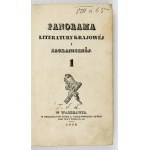 PANORAMA of Domestic and Foreign Literature. Warsaw. R. 1836, no. 1-4.