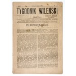 TYGODNIK Wileński. R. 1, no. 1: 1 March 1920.