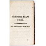 DZIENNIK Praw [Polské království]. T. 24, č. 82-.83 1840.