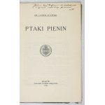 SITOWSKI L- Birds of the Pieniny. Cracow 1916. dedication by the author
