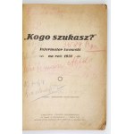 WHO are you looking for? Lviv guidebook for 1931 Lviv [1931?]. Eastern Fair. 8, pp. XVI, 107, [5],...