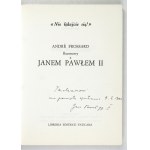 A. FROSSARD - Conversations with John Paul II. 1982. handwritten dedication by the pope.