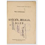 JUCHNIEWICZÓWNA Roma - Církev, náboženství, duchovní. Minsk 1925. státní nakladatelství Běloruska. 16d, s. 119....