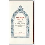 MISSEL Romain contenant les offices de tous les dimanches et des principales fétes de l'année. Tours [imprim. 1929]....