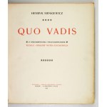 SIENKIEWICZ H. - Quo vadis. 1902. with illustrations by Piotr Stachowicz.