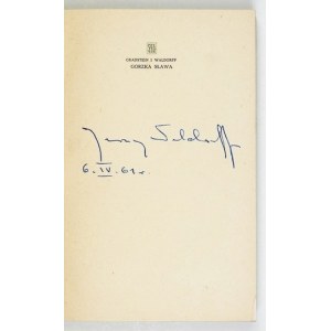 L. Gradstein, J. Waldorff - Gorzka sława. 1960. Podpis J. Waldorffa