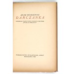 MICKIEWICZ Adam - The Donor. Translation of the fifth song of Voltaire's poem Pucelle d'Orleans. Warsaw 1922....