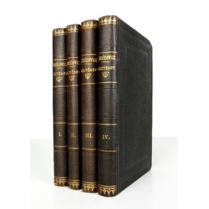 SIENKIEWICZ Henryk - Krzyżacy. Vol. 1-4. Warsaw 1900. first edition of the novel