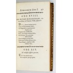 SARBIEWSKI, M. — *Carmina*. New edition. 1759. With an ex-libris by F. Potocki.