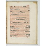 ZABOROWSKI S., BURCHARD J. - Ordo Misse. Cracow 1512. an early printing by F. Ungler