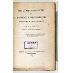 MERCIER L[ouis] S[ébastien] - De l'impossibilité du système astronomique de Copernic et de Newton....