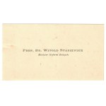 [STANIEWICZ Witold]. Prof. Dr. Witold Staniewicz Minister Reform Rolnych.