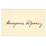 [WYSOCKI Henryk]. Henrykowie Wysoccy [wpisane odręcznie].