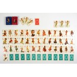 [GAME CARD, kanasta, Römihártya]. Two complete decks of 52 cards + 3 jokers produced by the Hungarian company....
