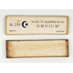 [MAJEWSKI Stanisław].  Omnium. Tow. Akc. St. Majewski.