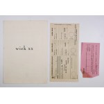 [WIEK XX]. "Wiek XX". Tygodnik społeczny, literacki, artystyczny, ukaże się z dniem 1 kwietnia b.r. [...].