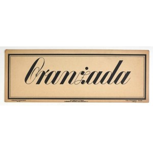 ORANŽOVÁ. [1937].
