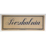 POCZEKALNIA. [1933].