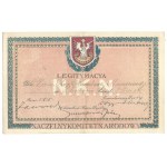 LEGITIMACY N.K.N. issued to Stanislaw Manowardy of Zloczow, no date.