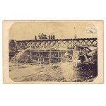 K. Beyer - the beginning of the construction of the Kierbedzia bridge over the Vistula in Warsaw in a photograph from not after 1861.