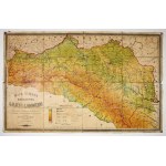 Wall map of the Kingdom of Galicia and Lodomeria. Lviv 1894