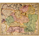 Map of the Duchy of Lithuania. J. Danckerts, ca. 1695
