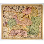 Map of the Duchy of Lithuania. J. Danckerts, ca. 1695