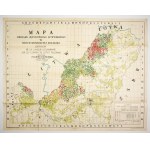 Map of the Lithuanian language area in the Republic of Poland. Ca. 1930