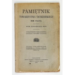 PAMIĘTNIK Towarzystwa Tatrzańskiego. T. 36: 1915/1916