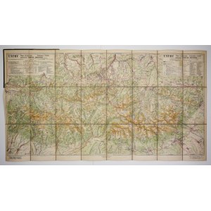 [TATRY]. Tatry. Turistická mapa. 1948.
