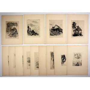 ELJASZ-RADZIKOWSKI W. – Studie z Tater. Krakov 1904. 13 leptů s motivy Tater.