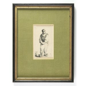 Michał PŁOŃSKI (1778–1812) – A Dutch Peasant. 1802. Etching.