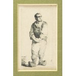 Michał PŁOŃSKI (1778–1812) – A Dutch Peasant. 1802. Etching.