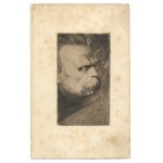 SIEDLECKI, Franciszek (1867–1934) – Friedrich Nietzsche. Unsigned etching.