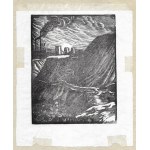 STELLER, Paweł (1895–1974) – The Slag Heaps in Bogucice. 1933. Unsigned woodcut.