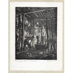 STELLER, Paweł (1895–1974) – Work in the Mine. 1933. Woodcut, inv. no.