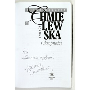 CHMIELEWSKA J. – Hroznosti. 2008. Dediácia autorky