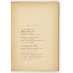 Józef CZECHOWICZ - *Ballad from the Other Side*. Warsaw, 1932. Published by Droga. 16d, p. 50, [1]....