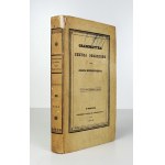 MUCZKOWSKI J. – Grammatyka języka polskiego. 1836. Dedykacja autora