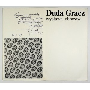 Duda Gracz. Mostra di dipinti. 1979. Dedicatoria dell'artista